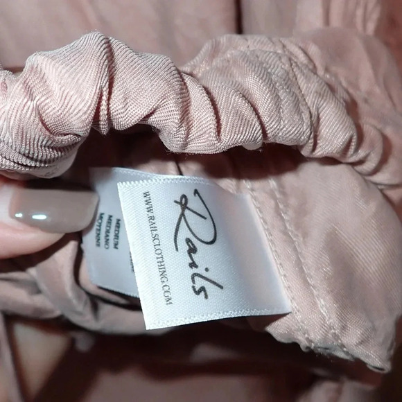 Rails Rowen Anorak in blush pink size M - Picture 7 of 9